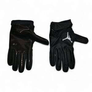 Nike Jordan Superbad Football Gloves Size 3XL Black Thermal Fleece Cold Weather